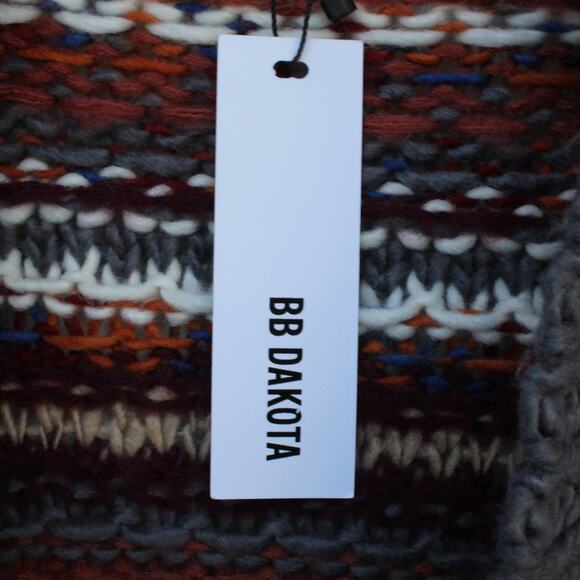 BB Dakota Shawl That Striped Open Cardigan S - Picture 11 of 12